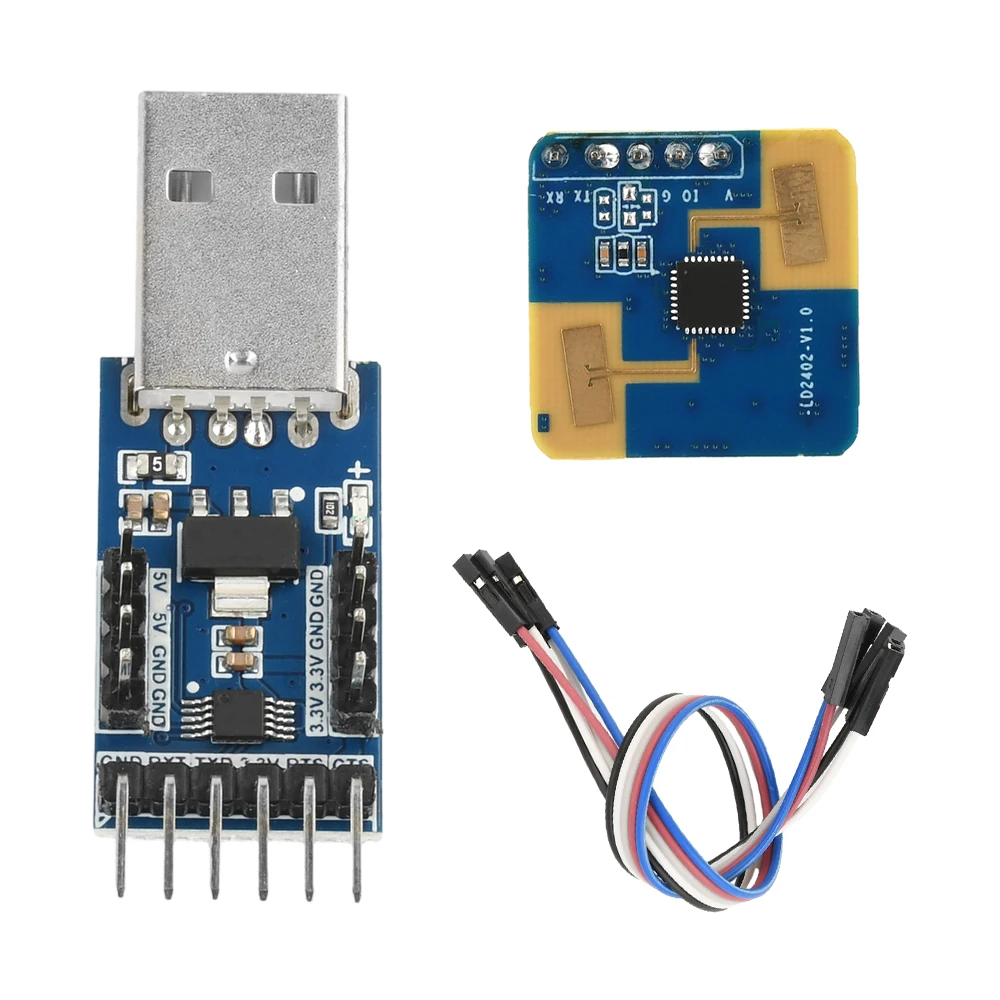 HLK-LD2402 24G Millimeter Wave Sensor Radar Module Human Body Presence Detection Home Automation Motion Sensor Smart Life