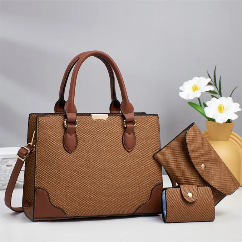 

Women's Tote Bags - High-Quality Leather Shoulder Bag With Famous Designer Inspired Crossbody Style
