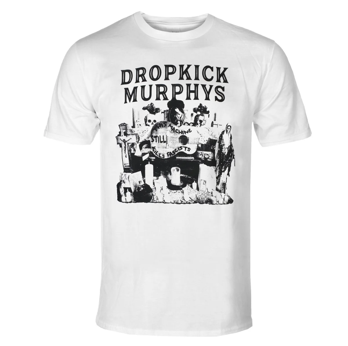 Dropkick Murphys This Machine Still Kills Fascists Cover Pattern Printed T-shirt 100% Cotton Unisex Classic Retro Band T-shirt