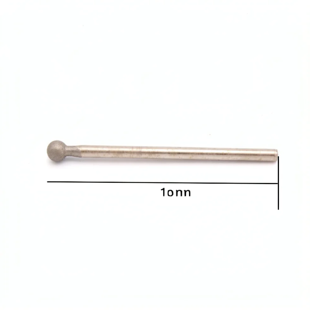 Round Diamond Grinding Bit 1200 Grit Jade Polishing Tool Jewelry Engraving Needle Precision Rotary Drill Accessory Part