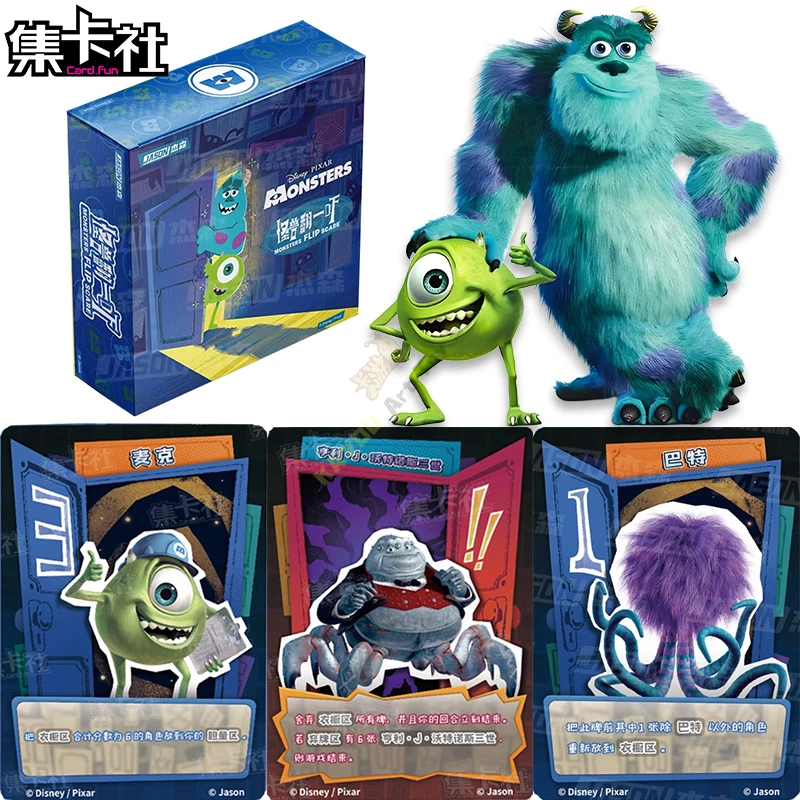 

Card.Fun DISNEY, оригинальные монстры, Inc Card Monster Jumps, игровые коллекционные карты, аниме, периферийные игрушки, флэш-карты, подарки