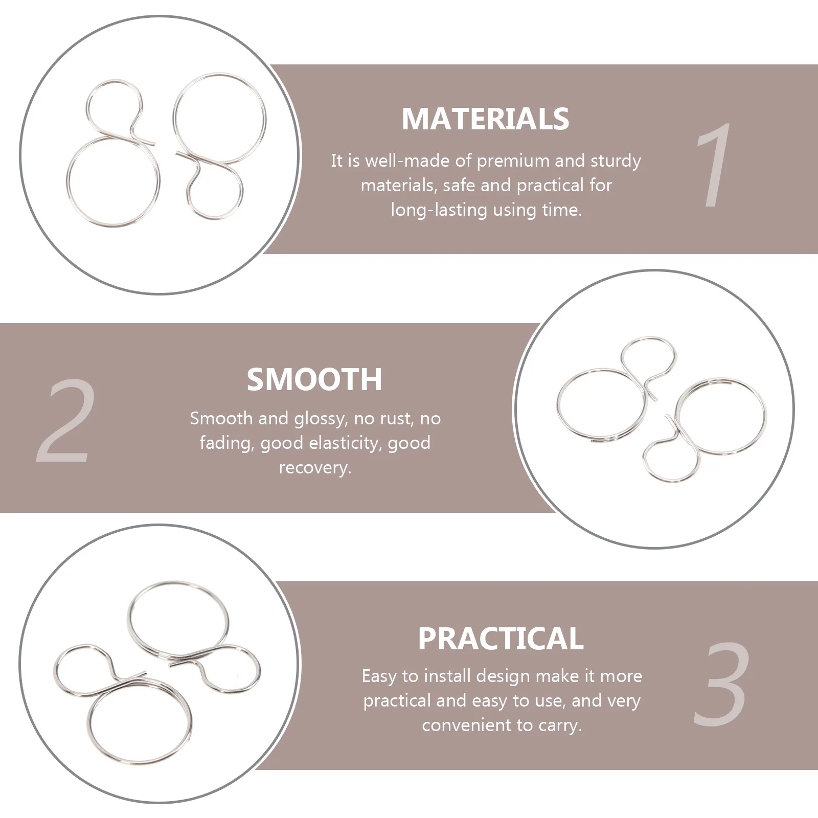 40Pcs Chandelier Connection Ring Durable Metal Crystal Pendant Connector for Home Lighting Decoration