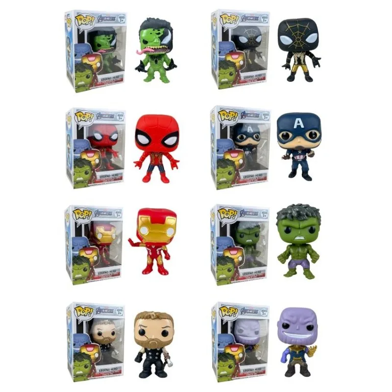 Funko POP Action Figure Cute Toy Decoration for Marvel Fans and Anime Lovers