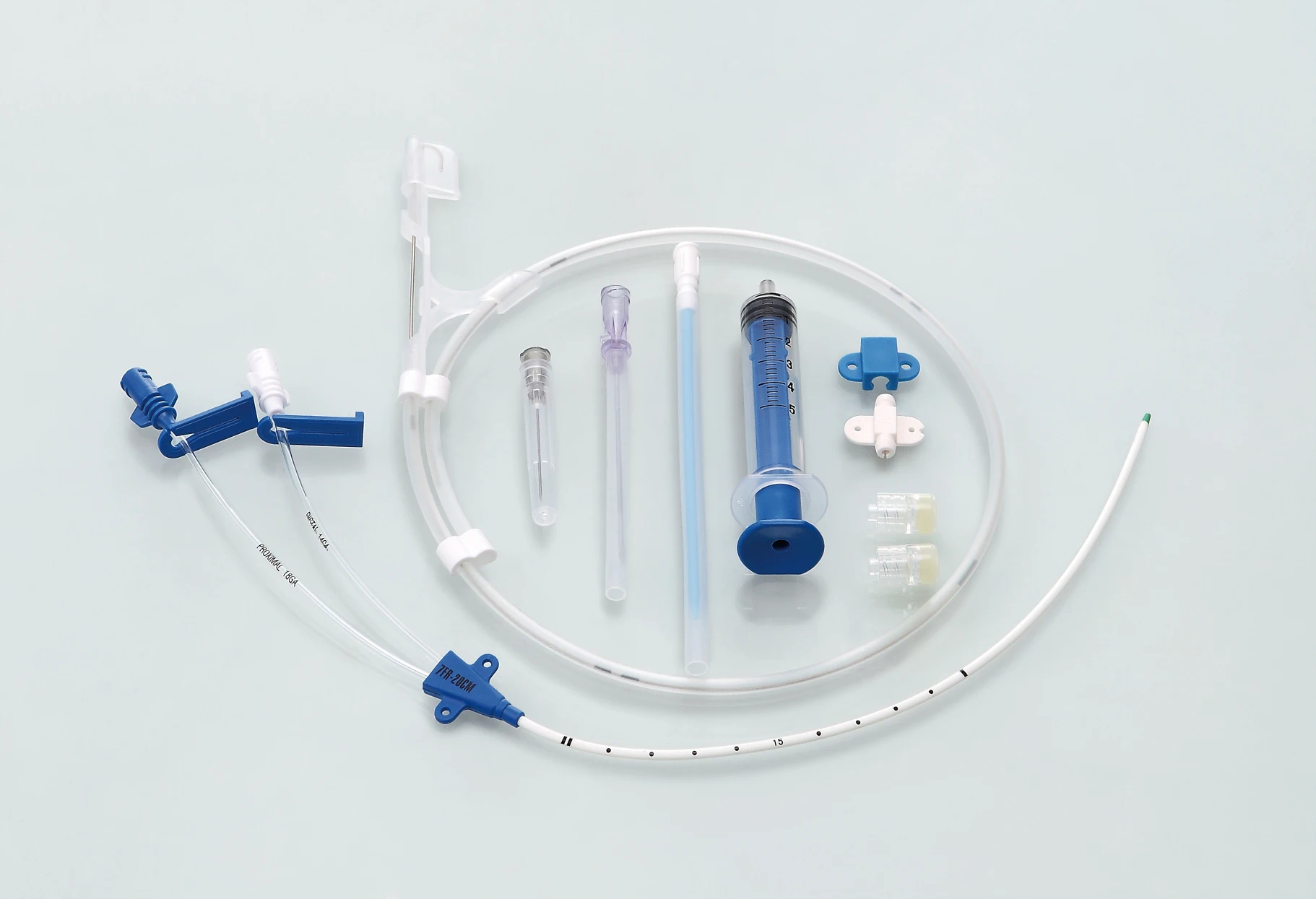 Disposable Vet Medical 5 Lumen 8.5FR 20CM Quintuplet Lumen CVC Catheter Kit Central