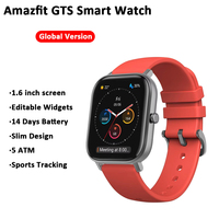 Global Version Amazfit GTS ER Smartwatch 5ATM Waterproof GPS Bluetooth Alexa 1.75'' AMOLED Display Smart Watches Sport Watch