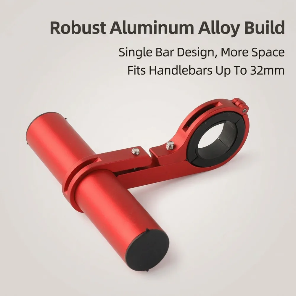 Extended Mount for Mountain Bike Handlebar, Extended Mount Bar for Mountain Headlight, Extended Mount Rack Parts for Mountain
