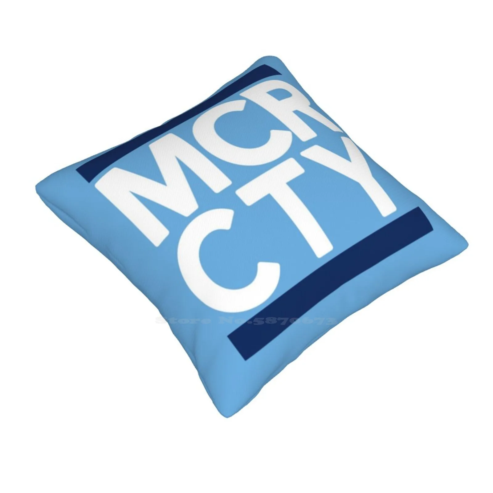 Logo City Throw Cushion Pillow Cover Mcfc City Fc Bee