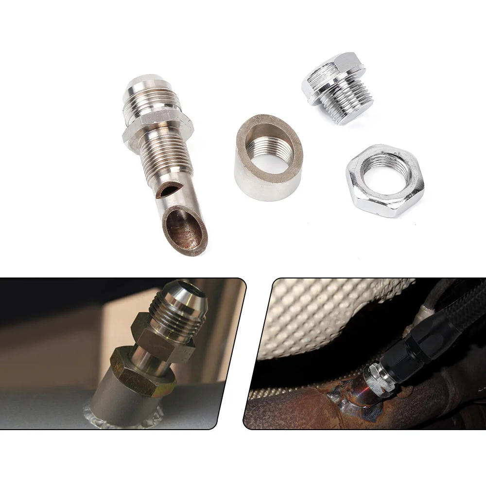 Exhaust Vacuum Kit Catch Can Vent E-VAC Scavenger Kit T304 SS E-VAC fitting