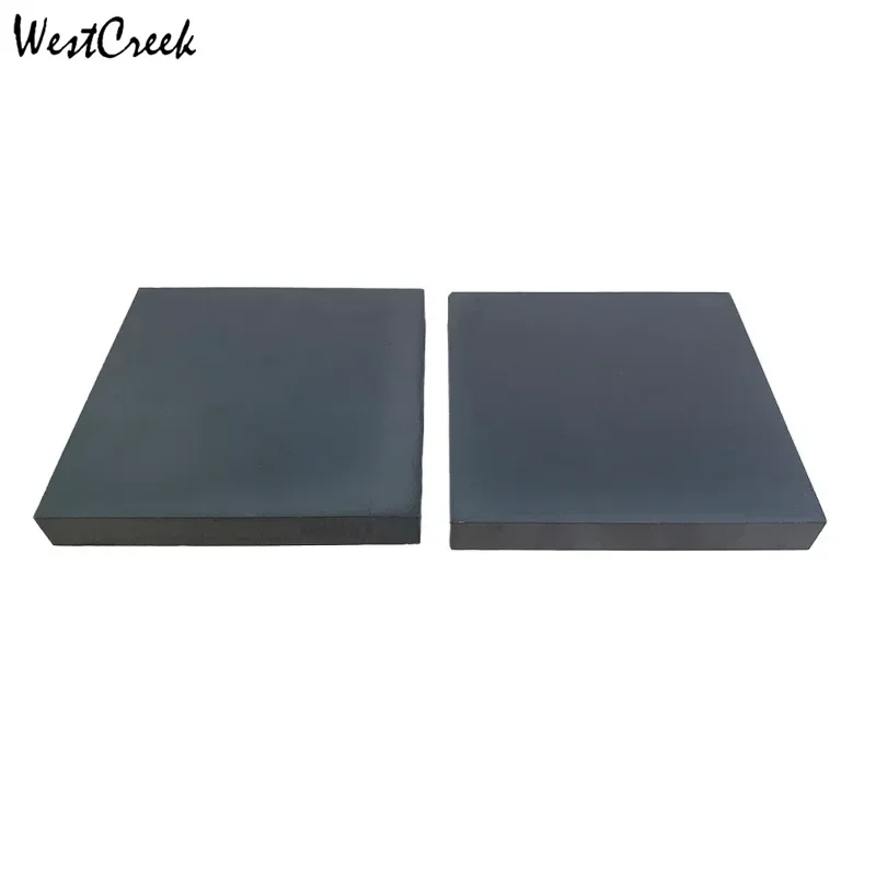 WESTCREEK Customized silicon carbide ceramic square pieces/pressureless sintered bulletproof and wear-resistant plates