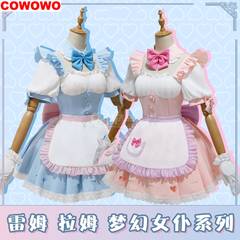 

Re:life In A Different World From Zero Ram Rem Maid Dress Cosplay Costume Cos Game Anime Party Uniform Hallowen Play Role