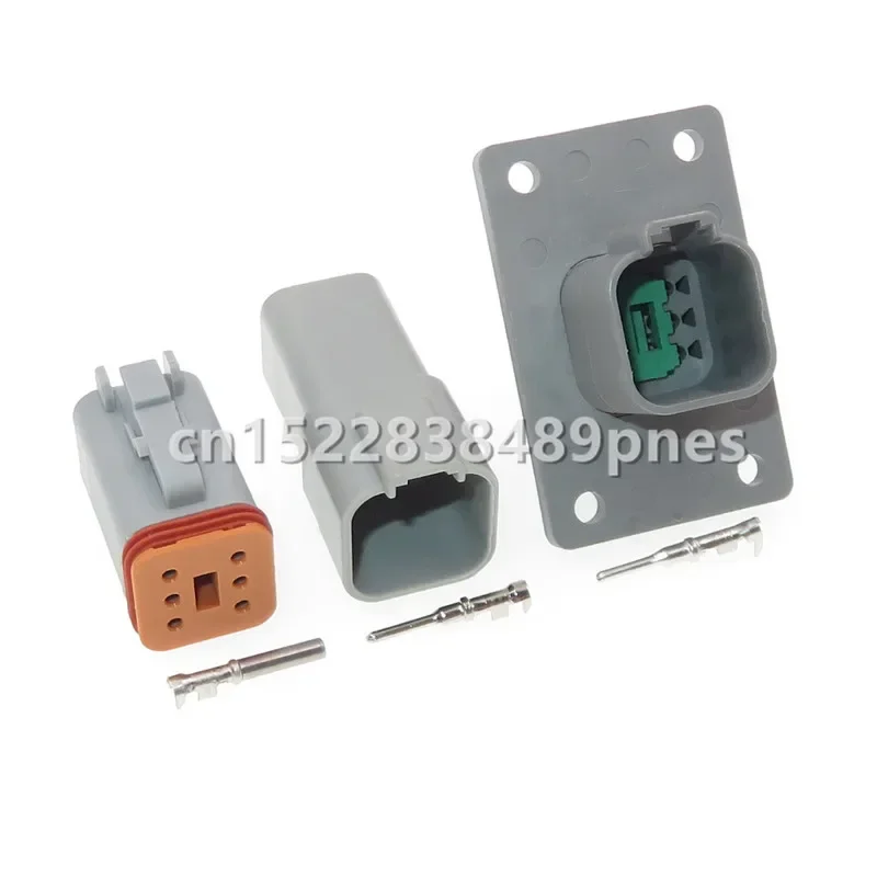 6 Pole Deutsch DT DT06-6S DT04-6P DT04-6P-L012 Gas Accelerator Pedal Connector Auto Wiring Harness Plug