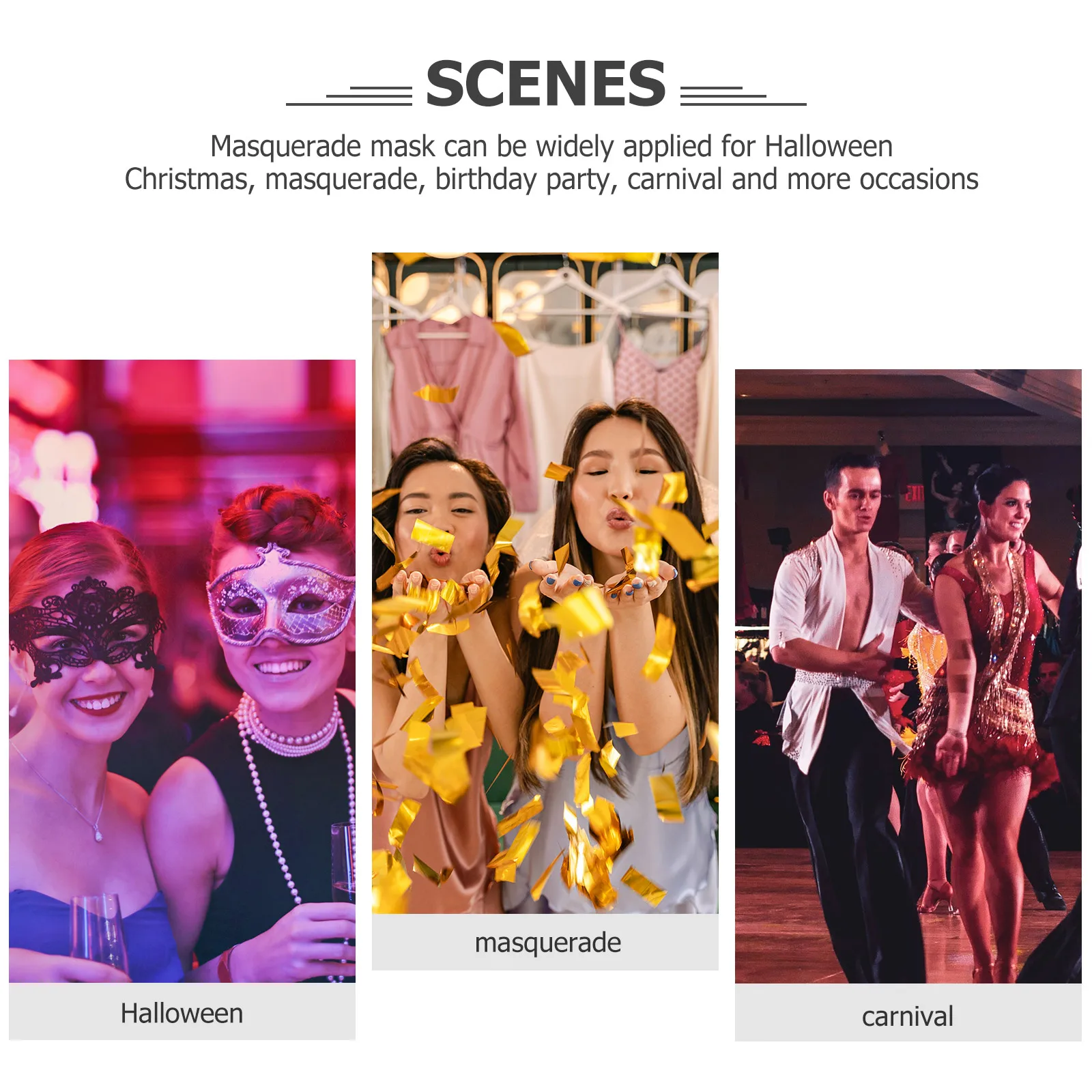 

Hand Held Stick Mask New Years Eve Masquerade Makeup Maskerade for Women Lace Dress Miss Party Accessories
