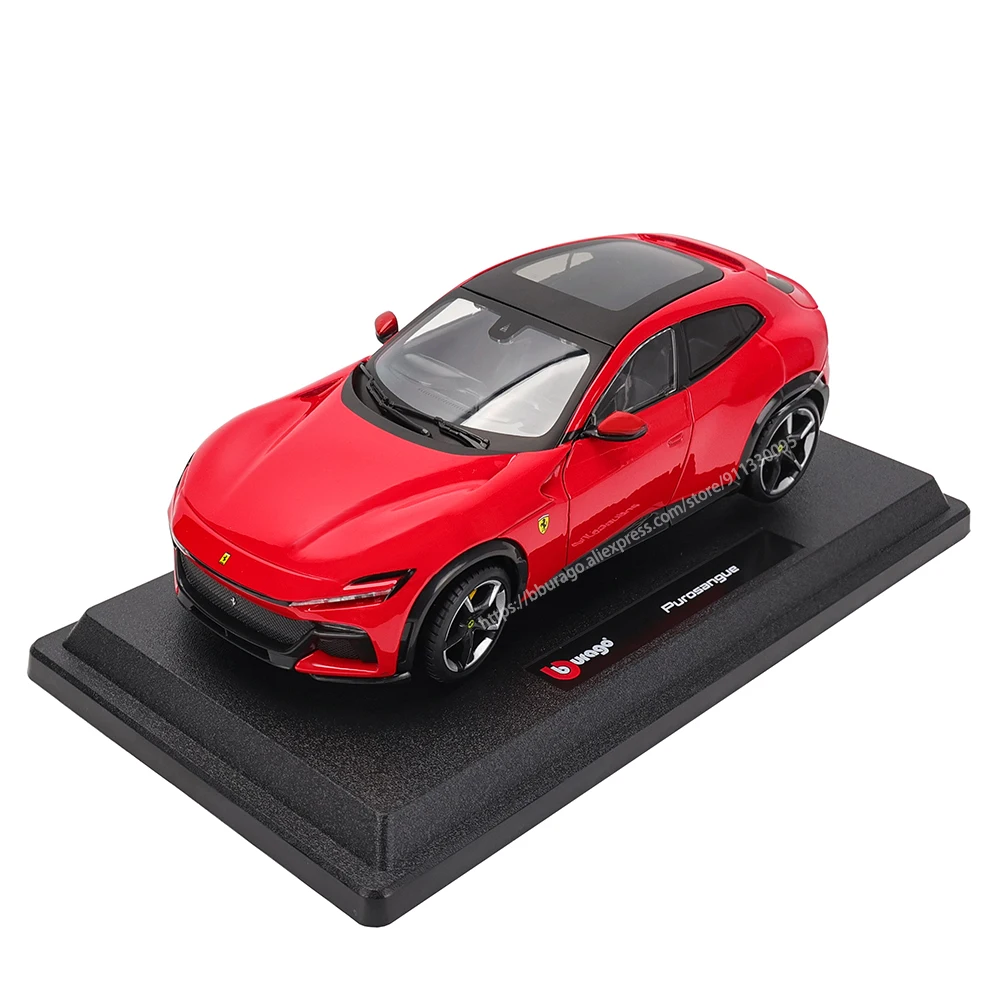 Bburago-modelo de coche Ferrari PUROSANGUE, juguete de Metal fundido a presión para niños, regalo de novio, colección de coches de aleación