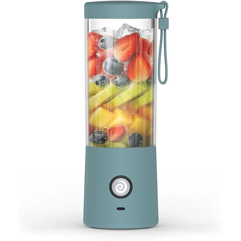 400Ml Universal Serial Bus Portable Blender Automatic Juicer with 6 Pieces of 304 Stainless Steel Portable Blender