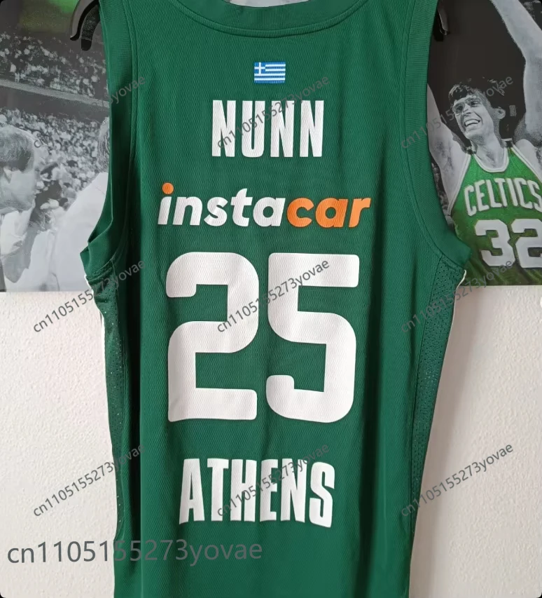 

Panathinaikos Men's Basketball Jersey Fan Special Kit Greece Quick Drying 3D Print Summer Sports Vest T-Shirt New Arrivals