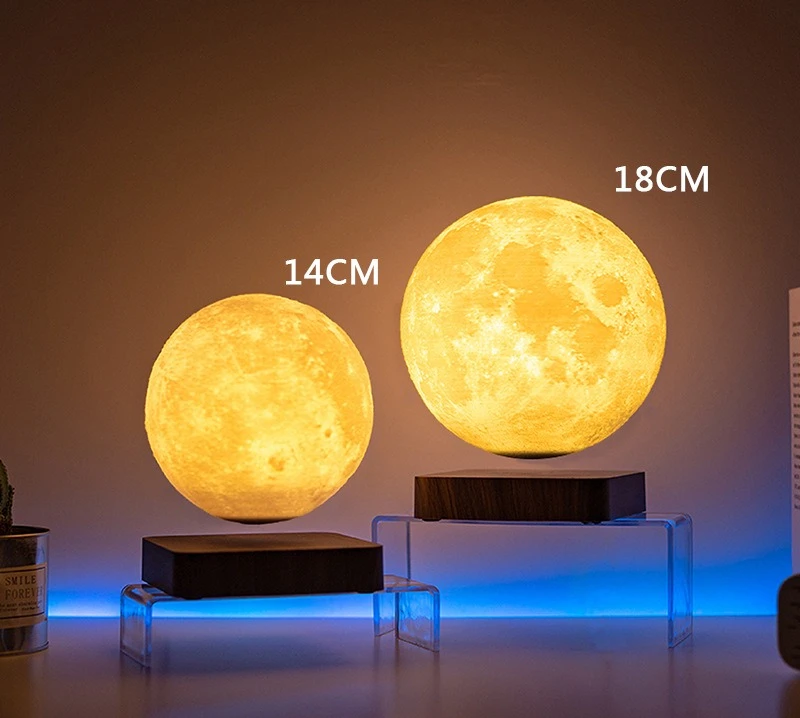 

Magnetic levitation moon lamp romantic light levitation 3D printing moon lamp home magnetic levitation ornament