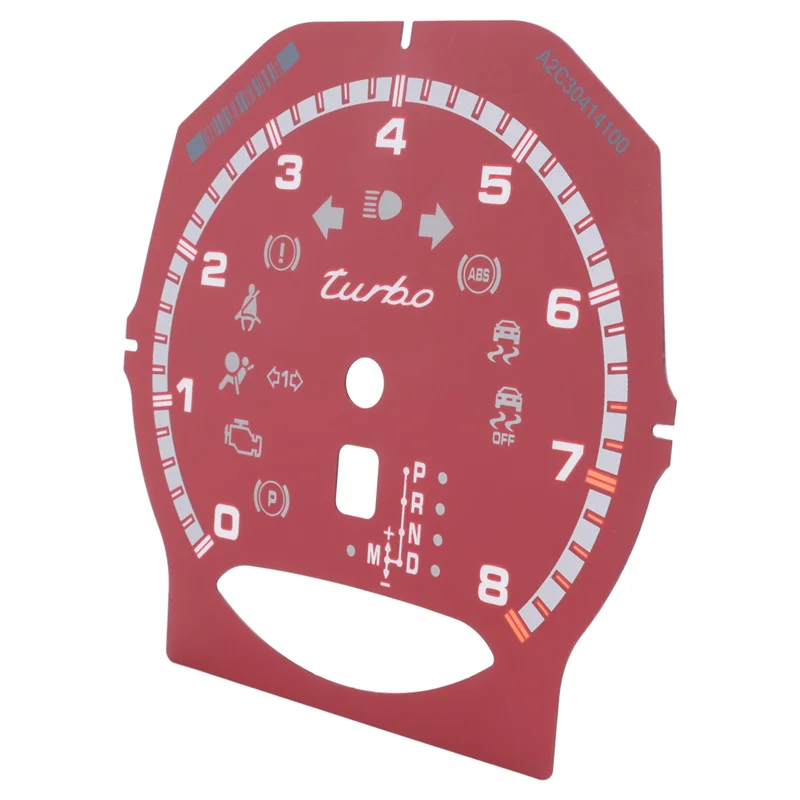 High Quality Gauge Face Dial Facelift For Porsche 971 Cayenne Macan 718 Paramera 911 Carrera 991 Dash Cluster Overlay