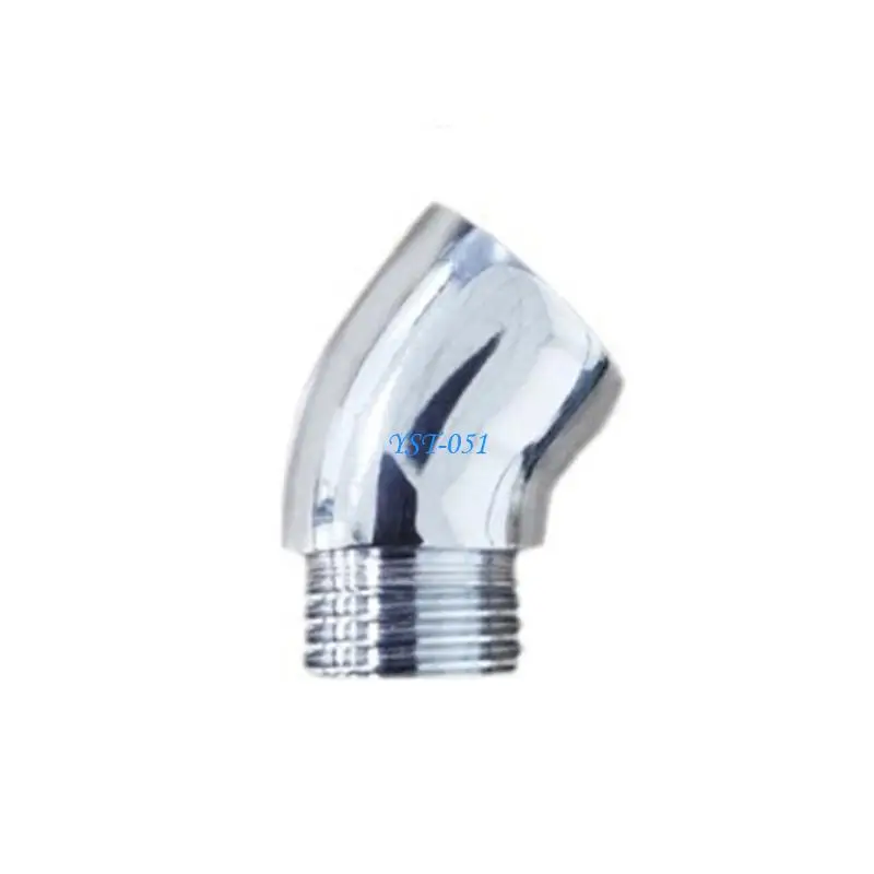 

E15A Brass Shower Hose Adapter 135 Degree easy installs Connector Bathroom Shower Head Extension for Handheld Showers