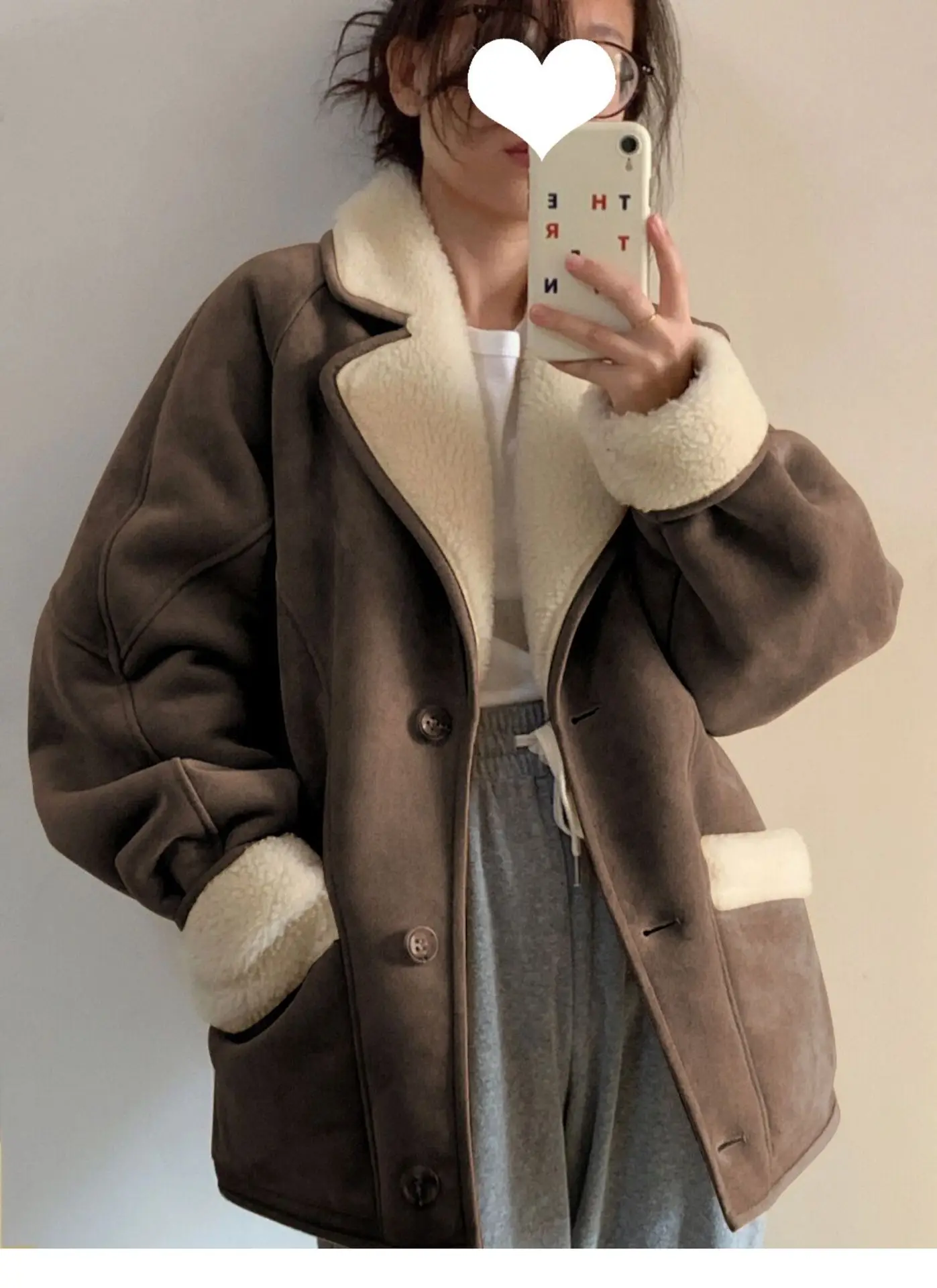 

2024Hot Sale New Pure Wool Coats Women Composite Fur Integrated Clothes for Woman Suede Fur Coat Korean Jackets Women's Winter J