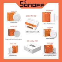 SONOFF Zigbee Bridge Pro and SNZB-01P SNZB-02P SNZB-03P SNZB-04P SNZB-05P SNZB-06P ZBMINI L2 Smart Home Zigbee Gateway&Sensor