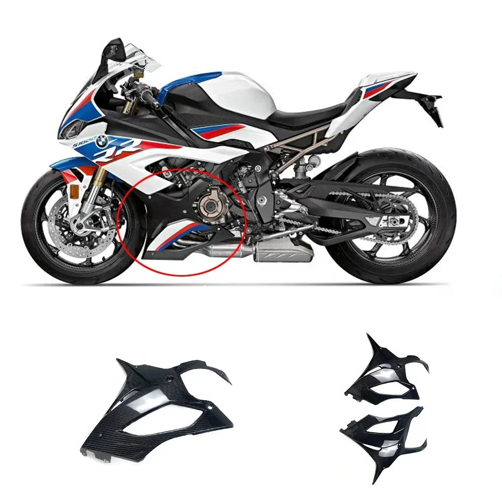 3K Carbon fiber 3*3  Lower Side Fairings Covers Motorcycle  Parts Accessories For S1000RR 2019+ Lower Side Cowling Panels