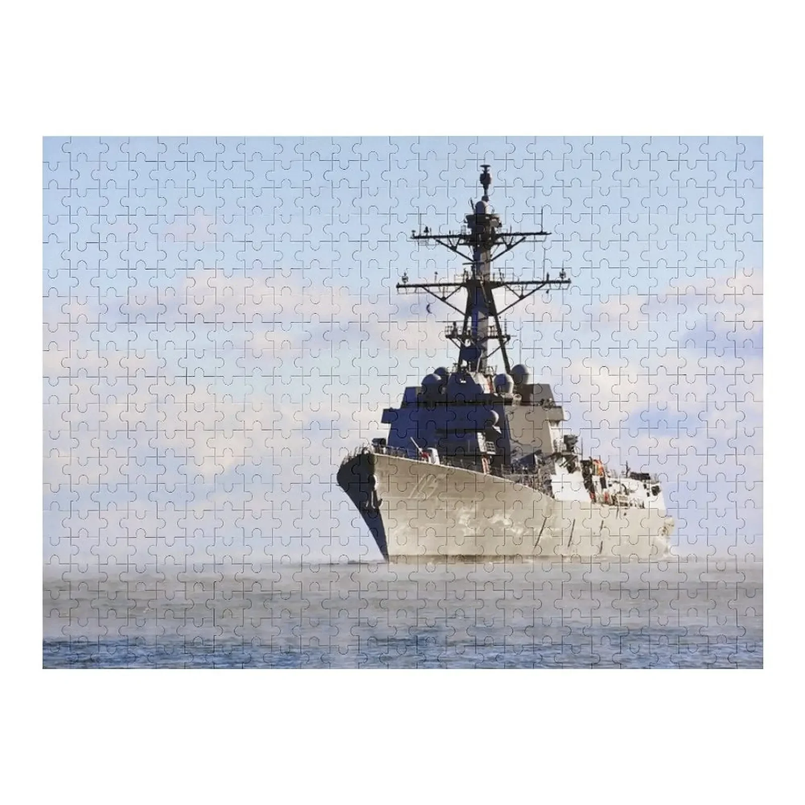 

USS RAFAEL PERALTA (DDG-115) КОРАБЛЬНЫЙ МАГАЗИН Пазл Индивидуальное фото Пользовательское имя Деревянные ломтики для взрослых Масштабные моторы Пазл