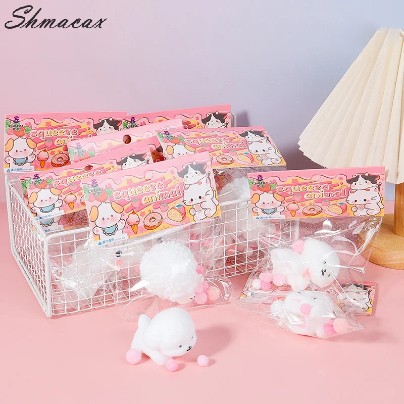 Cartoon Animal Squishy Soft Toy Mochi Toy Cute Dog giocattolo antistress a rimbalzo lento per regalo giocattolo antistress