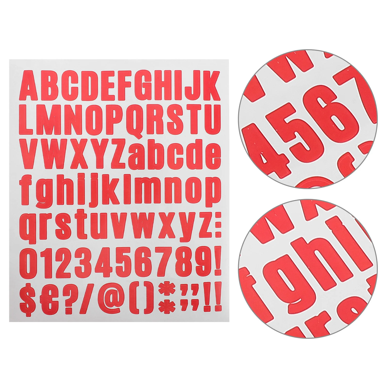 

10pcs Alphabet Number Stickers Vinyl Self Adhesive Letters Numbers For Diy Mailbox Window Door Outdoor Waterproof Decor Craft