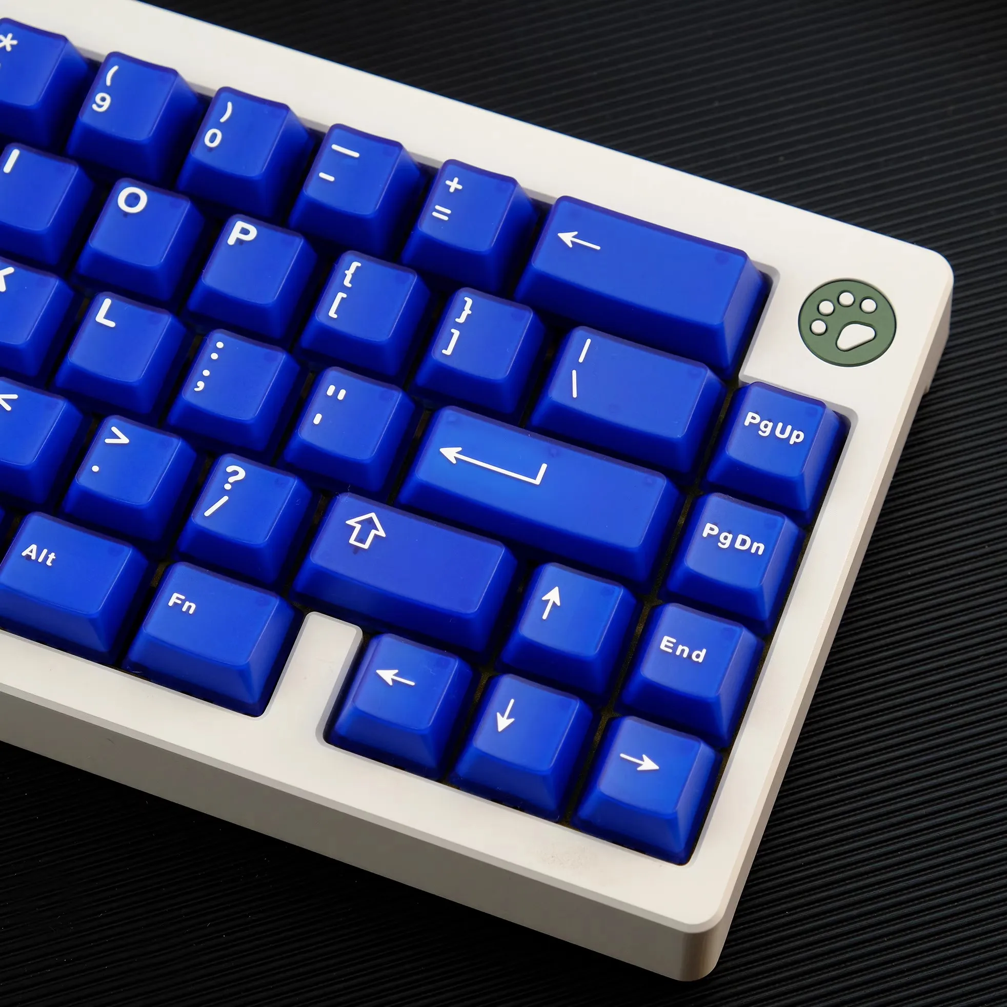 121 Keys/set Aifei Neon Light Klein Blue Pyga Keycaps ABS Double Shot Key Caps Cherry Profile Semi Translucent Keycap