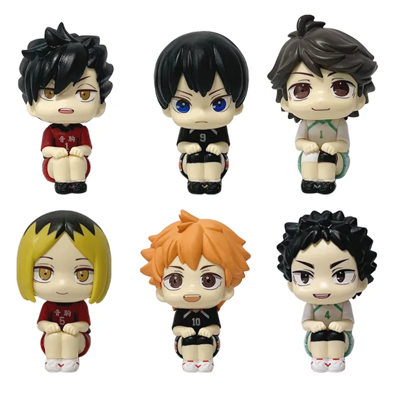 Genuine Action Figure 2 Haikyuu Sleep Style iwaizumi hajime Akaashi Keiji Oikawa Tooru Kotaro Bokuto Gacha Toy