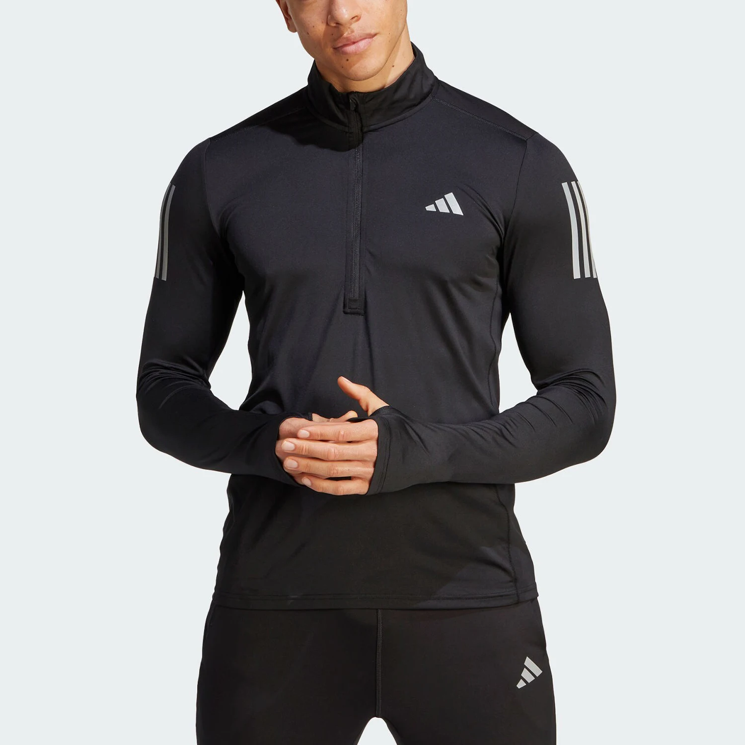 felpa-con-cappuccio-e-mezza-zip-adidas-authentic-otr-1-4-zip-da-uomo-ik9562