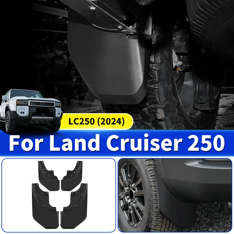 

For Toyota Land Cruiser 250 2024 1958 Prado LC250 First Edition Front and Rear Wheels Mudguard,Exterior Upgraded Accessories