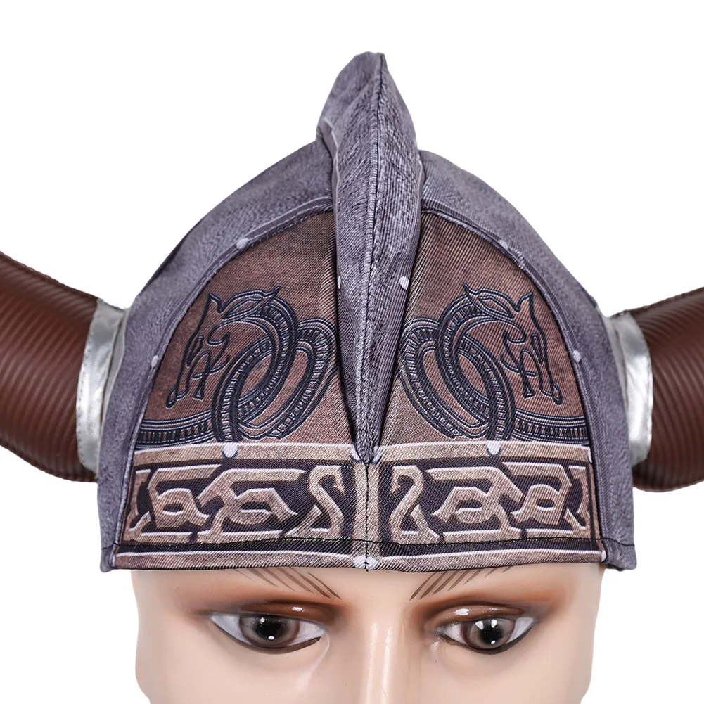 Come Train Dragon Cosplay Hiccup Corno di toro Cappello Accessori per costumi Donna Uomo Gioco di ruolo Fantasia Prop Halloween Party Prop Decor