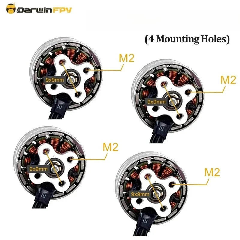 DarwinFPV 1504 2300KV 3600KV 3800KV Blushless Motor RC Drone FPV Racing Multirotor Parts Accessories