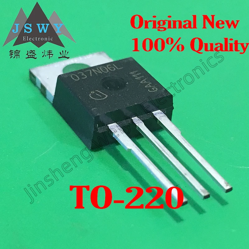 

4PCS free shipping IPP037N06L3G IPP037N06 TO-220 037N06L 100% original N-channel MOS field effect transistor 60V 90A