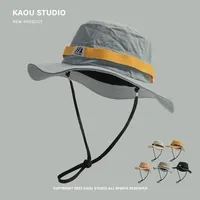 Outdoor Hiking Bucket Hats for Women Men Spring Summer Big Brim Fisherman Sun Protection Sun Hats Fashion Versatile Travel Cap