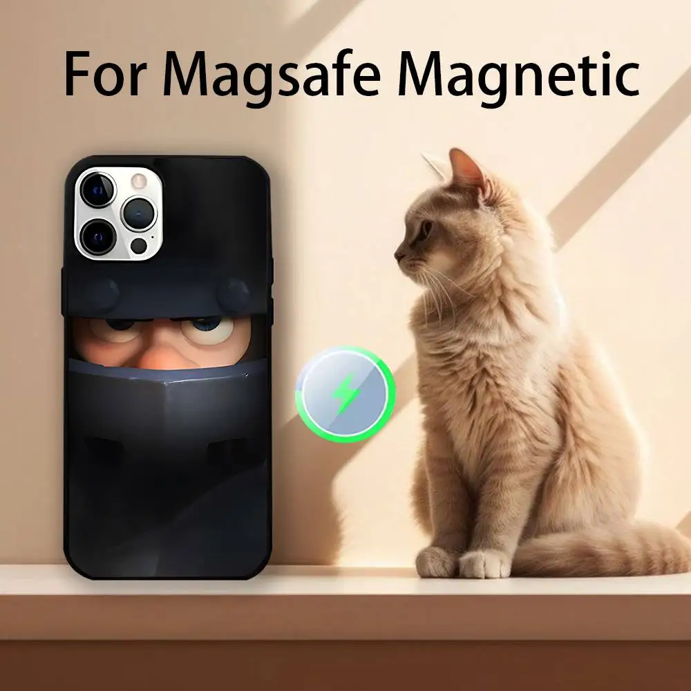 Чехол для телефона C-Clash Royale GAME для iPhone 17,16,15,14,13,12,11,Pro,Max,Plus,Mini,SE4,E с магнитной беспроводной зарядкой Magsafe