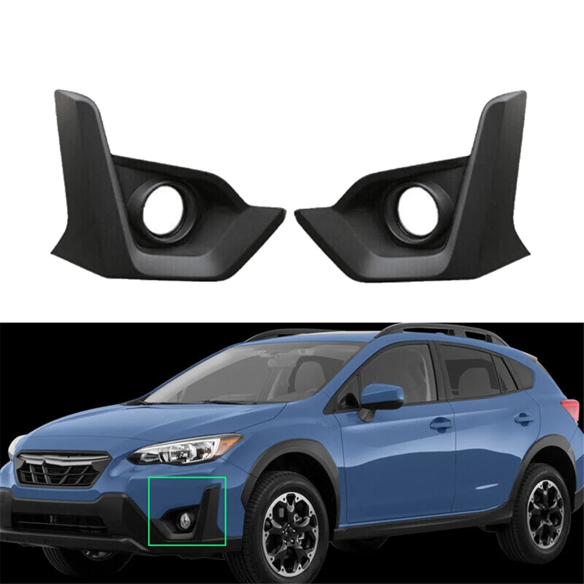 For Subaru Crosstrek 21-23 Fog Light Lamp Trim Cover Driver Side 57731FL870 (Left)