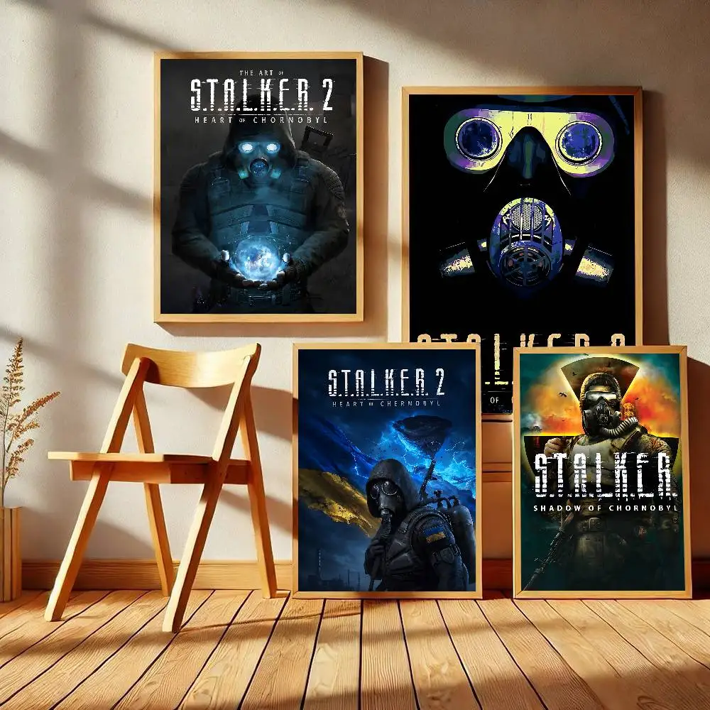 S-STALKER Game DIY Sticky Poster Fancy Wall Sticker for Living Room Bar Decoration Wall Decor