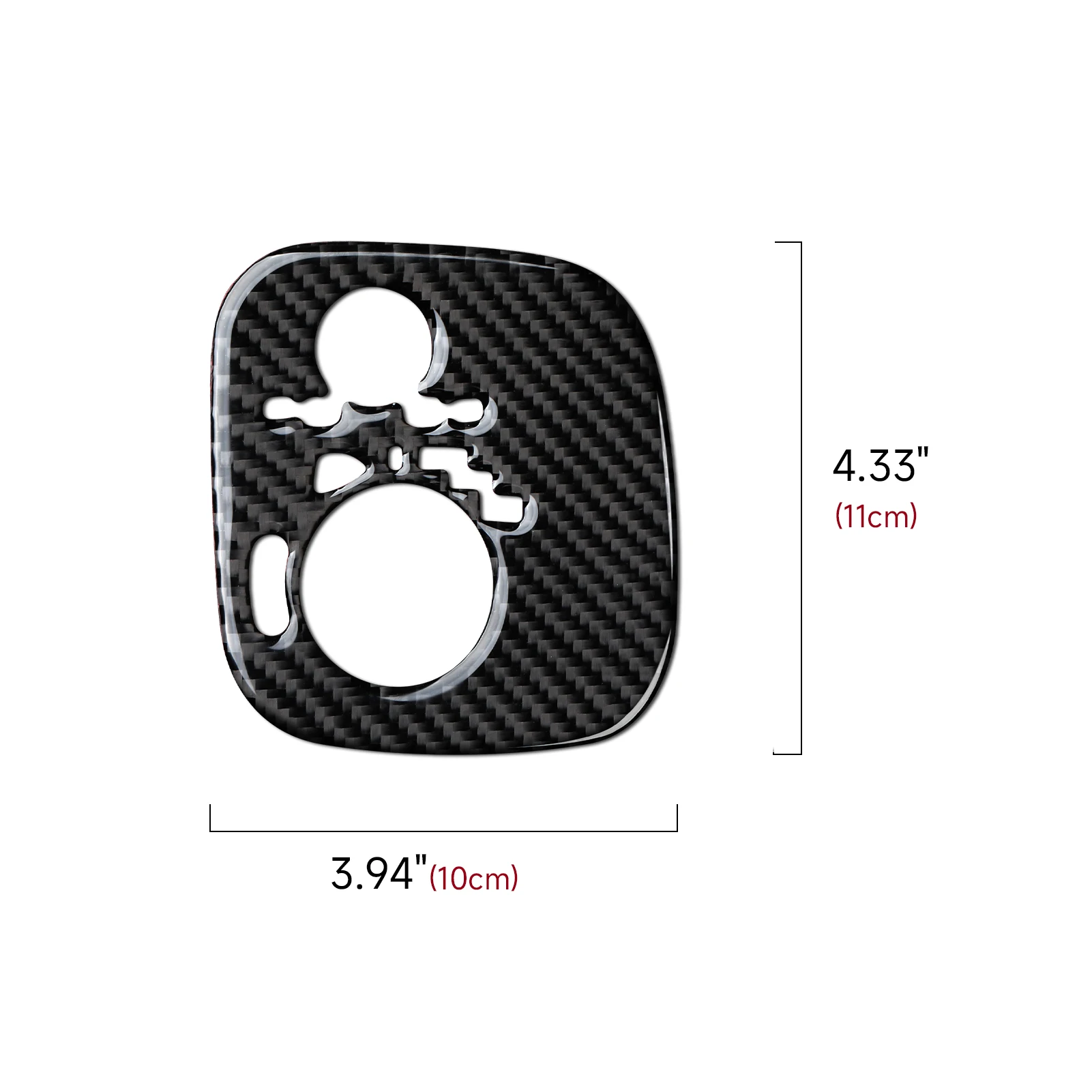 Kohlefaser-Innenaufkleber. Auto-Mittelkonsole Schalthebel-Verkleidung Für Mercedes Benz CLK A209 C209 (2002-2010) Zubehör. – Detail 12
