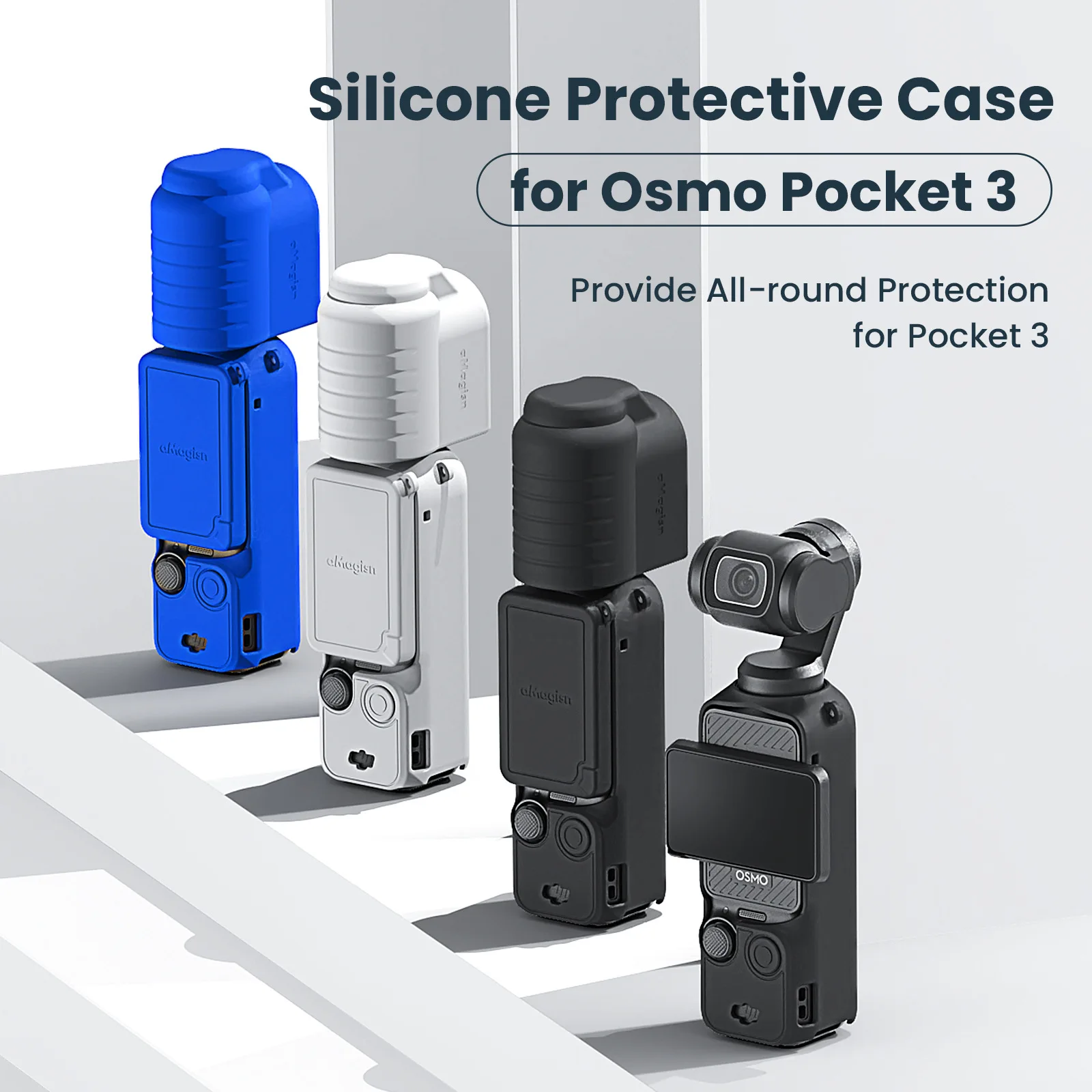 

For DJI Osmo Pocket 3 Silicone Case DJI PTZ Action Camera Accessories