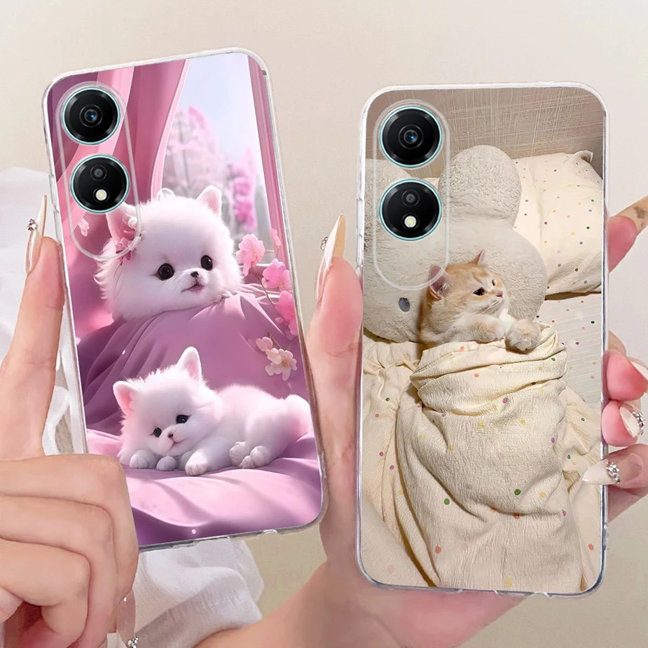 ل Honor X5 Plus حافظة WOD-LX1 WOD-LX2 WOD-LX3 جديد فراشة رسمت غطاء لينة سليم جراب هاتف ل Honor X5 HonorX5 Plus Fundas #4