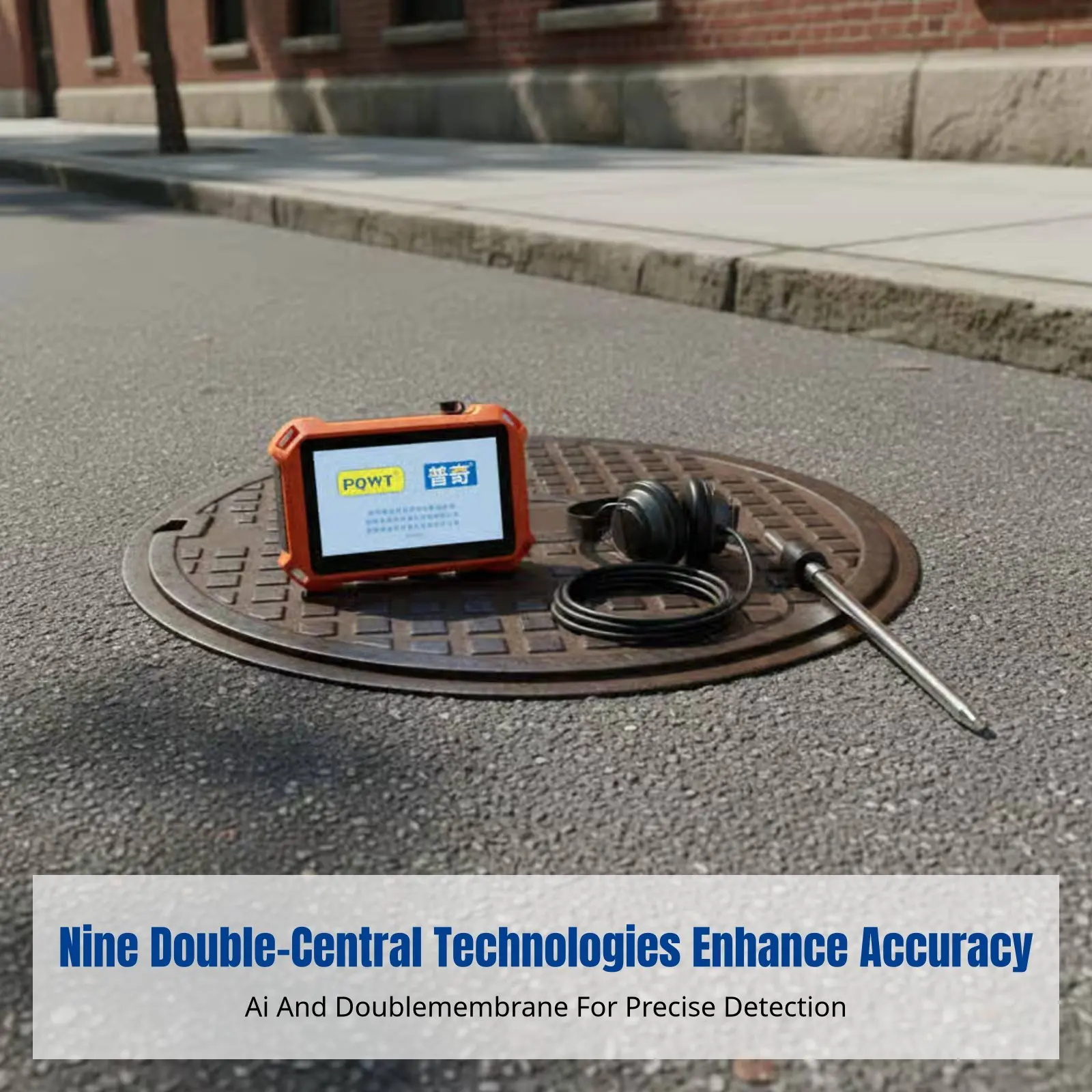 

Leak Detector for Underground Water Pipes, Acoustic Leak Listening Device, ABS Plastic, Firefighting and Water Supply Pipeline