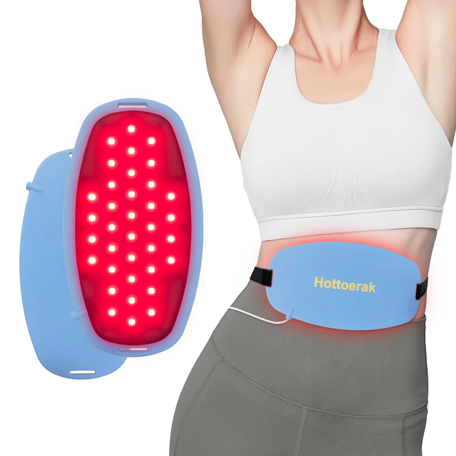 Red light  instrument worn on the hand，Near Infrared Light  Wrist Brace & Red Light Therapy for Hands