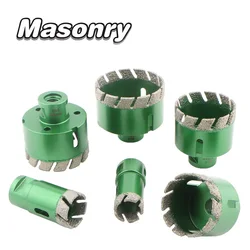 Diamond Dry Drill Bit M14 Thread Hole Saw Drilling Core Bit For Ceramic Tile Granite Marble 6-68mm Cyclone Type Hole Opener Tool