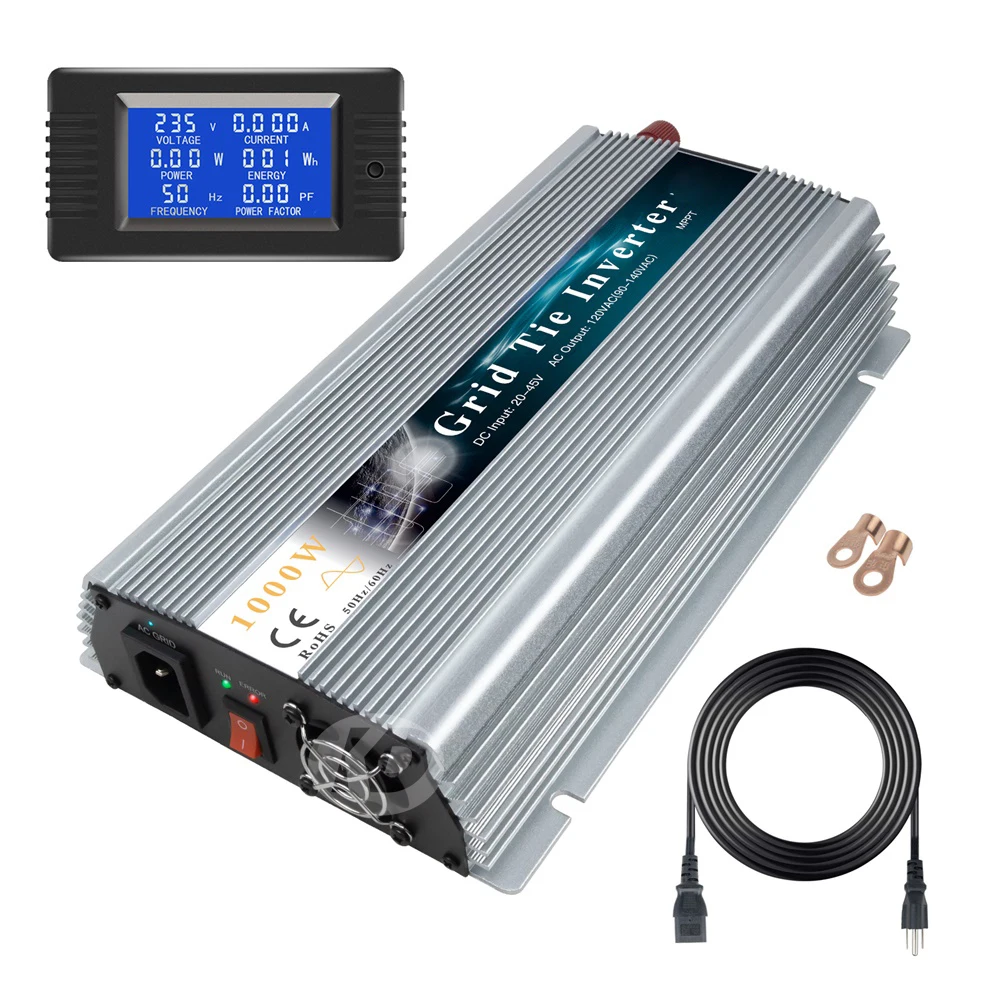 Imagem -04 - Mppt Casa Solar Grid Tie Inversor de Onda Senoidal Pura Conversor 120v 230v ac Microinversor para Painel pv 1300w 10.550vdc