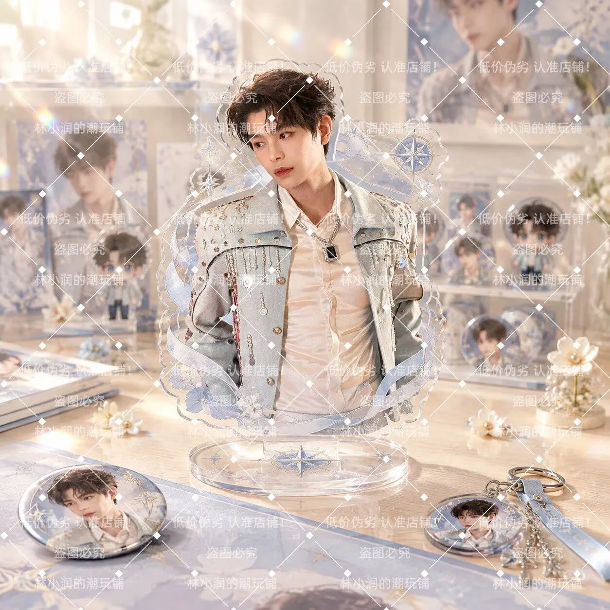 Ding Yuxi's Mid Autumn Festival offline event spokesperson  exquisite acrylic standing plaque desktop decoration collection