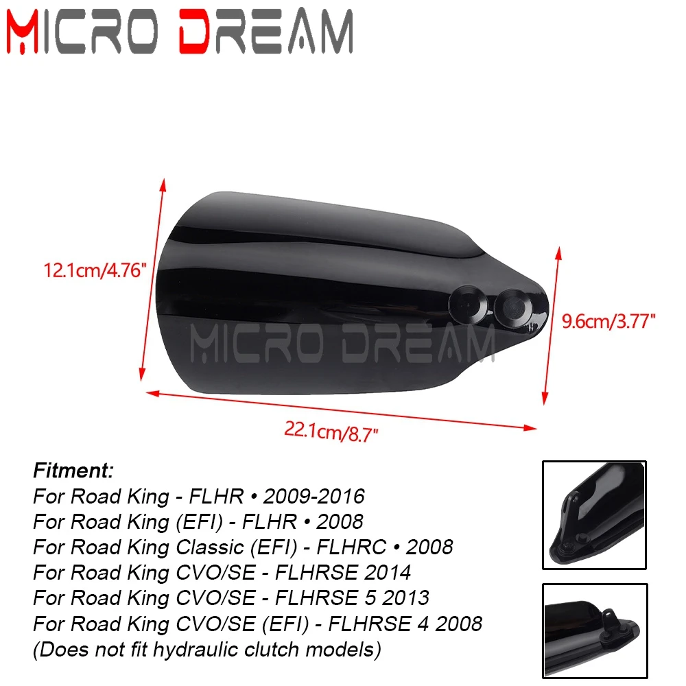 Motorcycle Handlebar Hand Guard Shield For Road King FLHR 2009-2016 EFI FLHR 2008 Classic EFI FLHRC 2008 CVO/SE FLHRSE 5 4