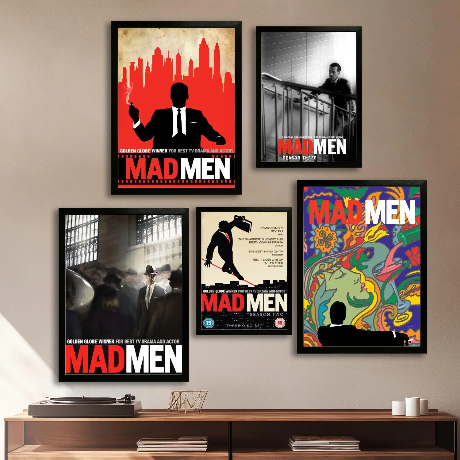 mad men TV show Canvas Art Poster, Wall Art Picture Print, Modern Family Bedroom Decor Posters,Decorative painting