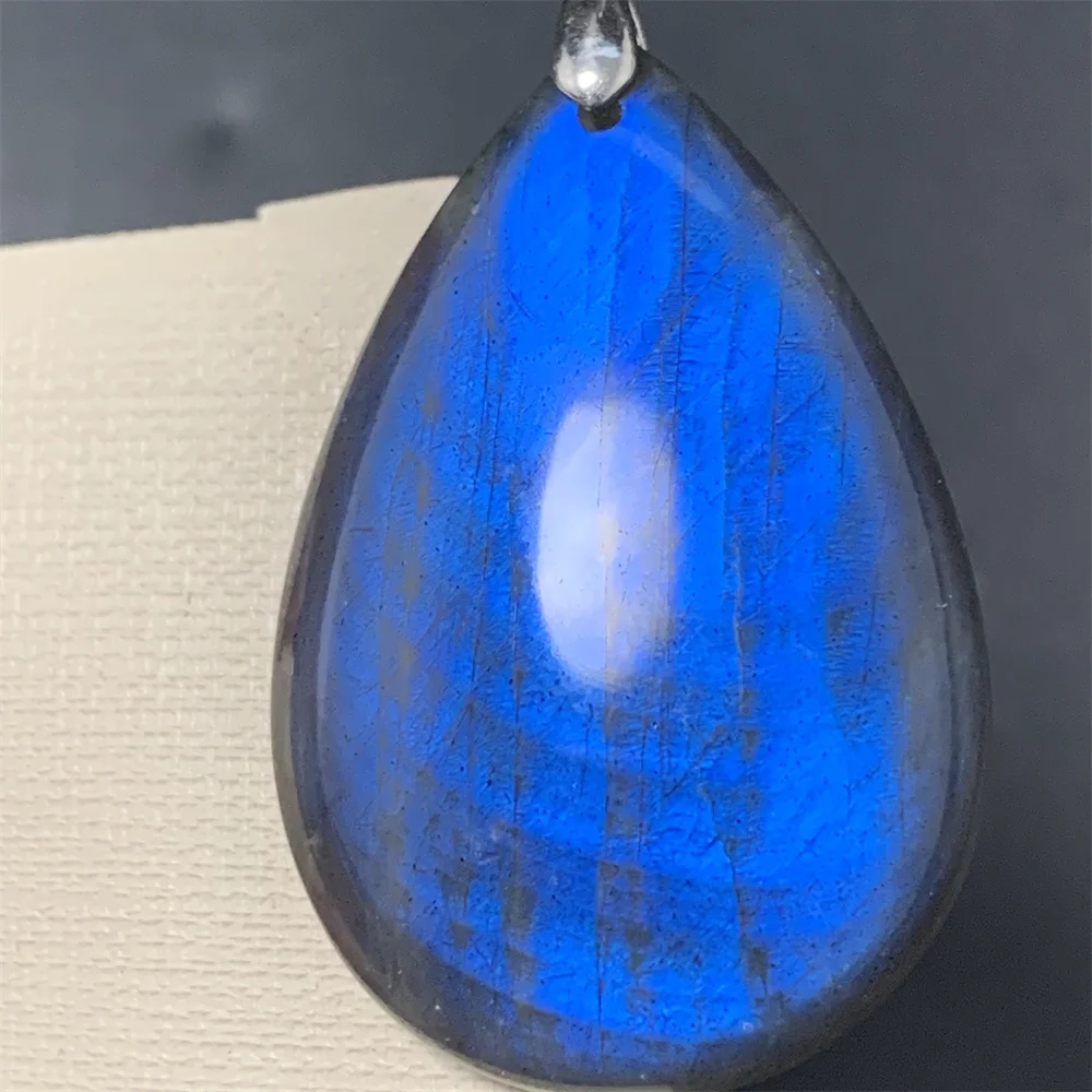 

Благородные натуральные королевские синие лабрадоритовые подвески для женщин, полностью синий свет, лабрадорит, чистые бусины, звезда, конский глаз, капля воды AAAAAA